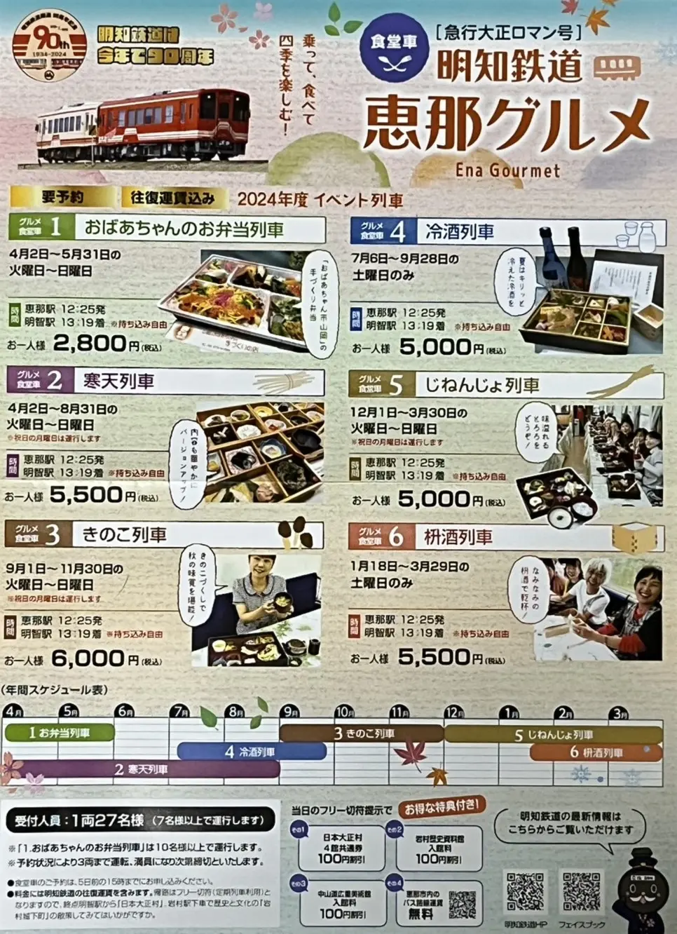 恵那市明智鉄道自然薯